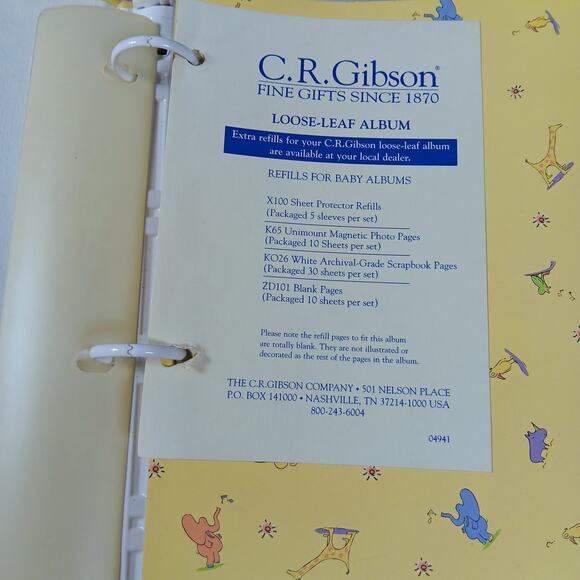 Vintage Carter's Baby Book (binder) "One Special Baby" NWOT - Picture 4 of 12